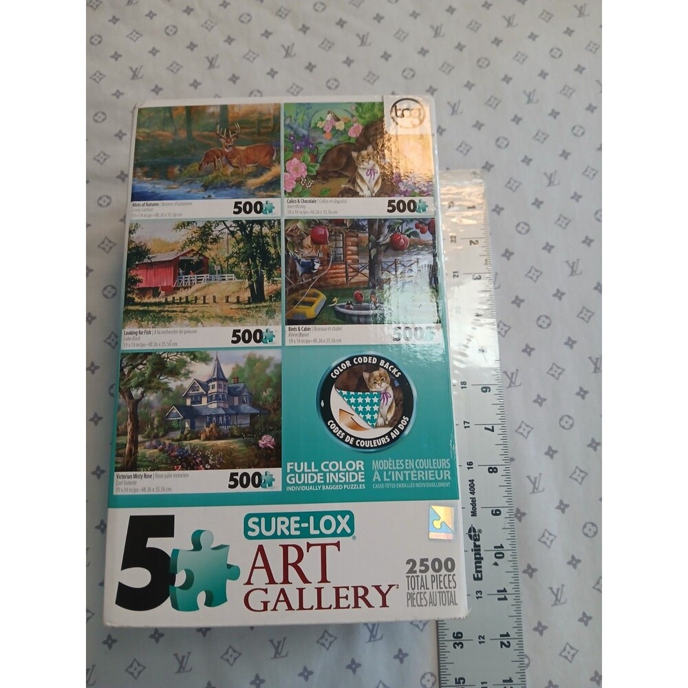 Sure-Lox 5 Art Gallery.  2500 total pieces.  Five separate inside